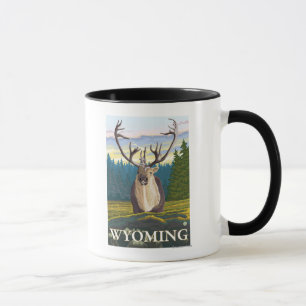 Caneca Caribu no selvagem - Wyoming