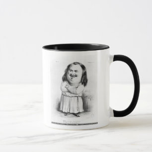 Caneca Caricatura de Honore de Balzac