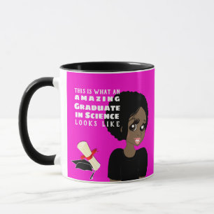 Caneca Caricatura FORMANDO Presente Mulher Negra Caricatu
