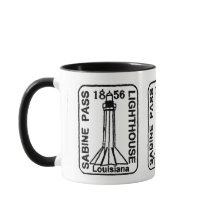 Caneca carimbada farol
