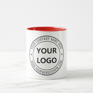 Caneca Carimbo Personalizado da Empresa de Logotipo Comer