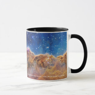 Caneca Carina Nebula Cliff Cósmicos James Webb Hi-Res