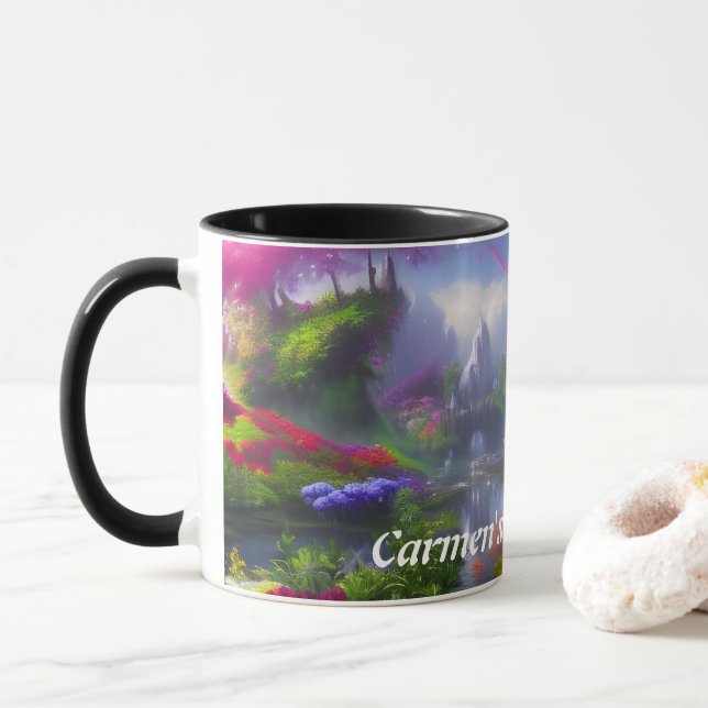 Caneca Carmen's Morning Tea Personalizável (Com Donut)