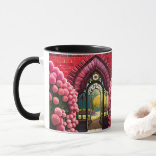 Caneca Carnações Adorn Gate: Bem-vindos ao Jardim Secreto