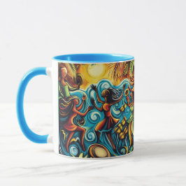 Caneca "Carnaval de Calypso: Ritmo das Ilhas"