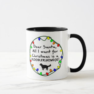 Caneca Caro Papai noel Kooikerhondje