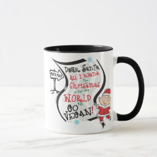 Caneca Caros Papais noeis Vegan Wish