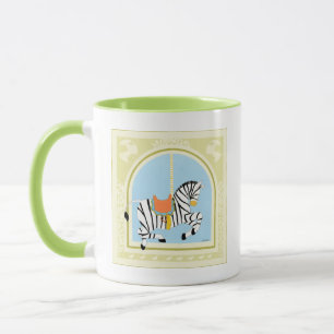Caneca Carousel Zebra por June Erica Vess