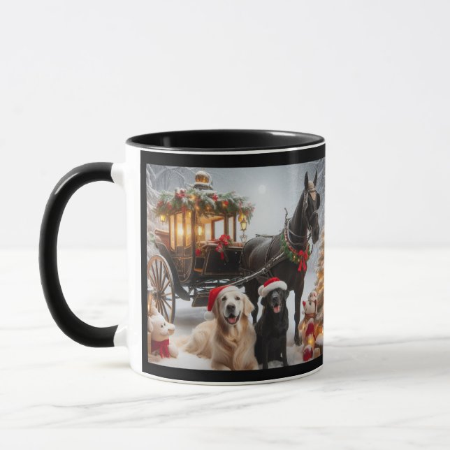 Caneca Carraige de Natal (Esquerda)