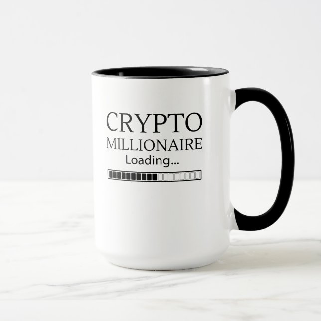 Caneca Carregamento Crypto Millionaire, aguarde (Direita)