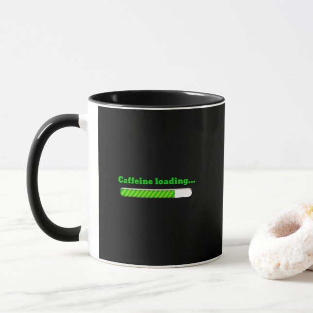 Caneca Carregamento de Caffeine (Com Donut)