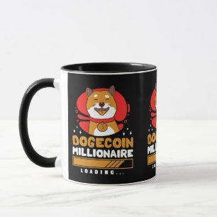 Caneca Carregamento do Crypto DogeCoin Millionaire