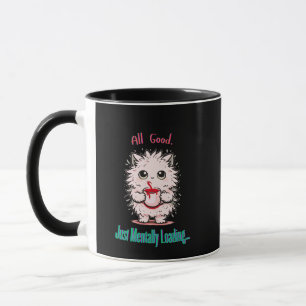 Caneca Carregando Mentalmente… Humor Diariamente Fofo