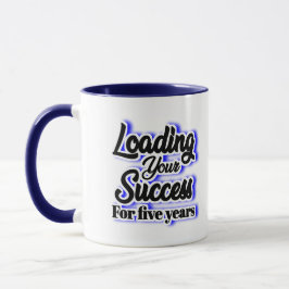 Caneca Carregando Seu Sucesso Por Cinco Anos - Motivacion