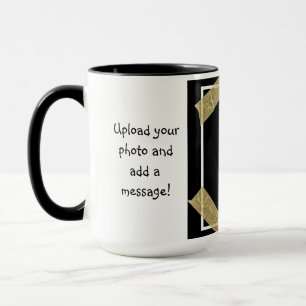 Caneca Carregar uma foto e adicionar uma mensagem