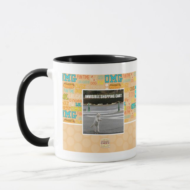 CANECA CARRINHO DE COMPRAS INVISÍVEL (Esquerda)