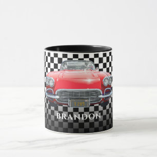 Caneca Carro do Red Sport, White Name, B/W verificado