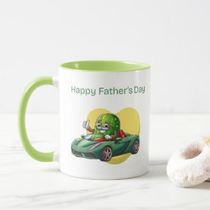 Caneca Carro Esportivo Dirigido por Pepino Dia dos Pais F