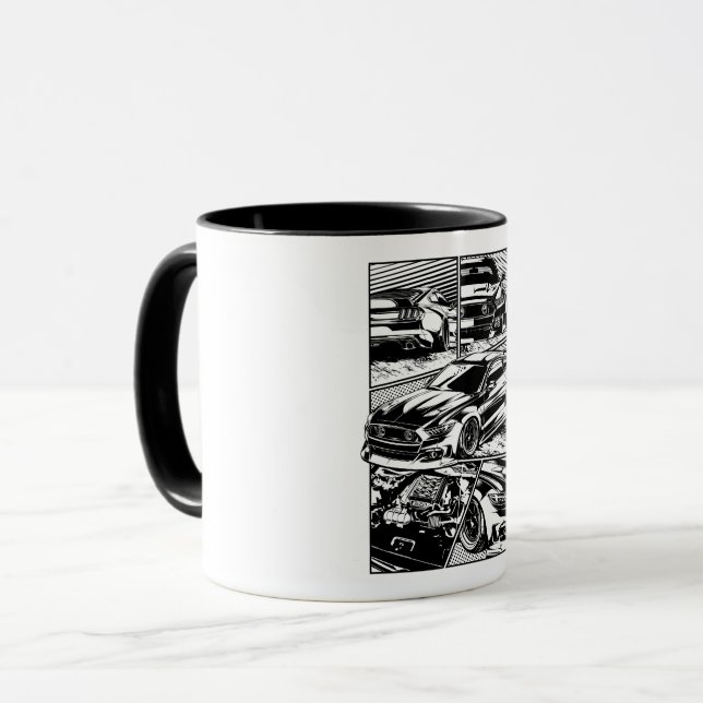CANECA CARRO MUSCULAR AMERICANO (Frente Esquerda)