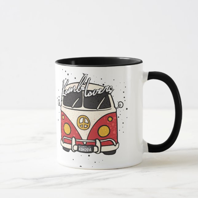 Caneca Carro velho - vermelho (Direita)