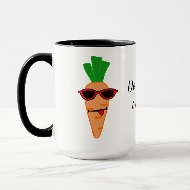 Caneca carrot quote (Esquerda)