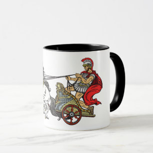 Caneca carruagem romana