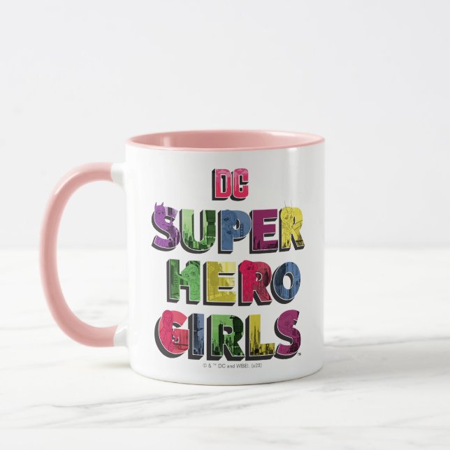 Caneca Carta de Cidade de Super Heróis DC (Esquerda)