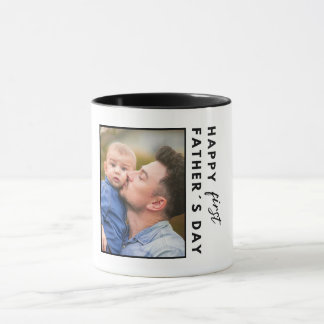 Caneca "Cartão com fotos Dia de os pais"