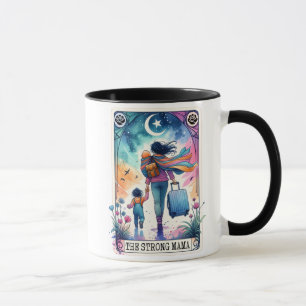 Caneca Cartão Engraçado Tarot/Mama Forte
