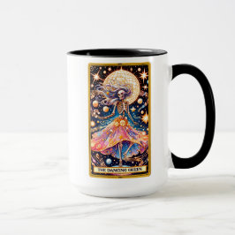 Caneca Cartão Engraçado Tarot/Rainha Dançante
