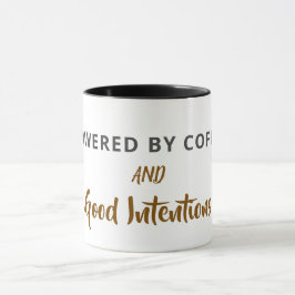 Caneca Cartão Postal de Citação de Café Minimalista | Boa