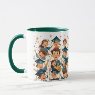 Caneca Cartão postal do dia de formatura