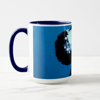 Caneca Cartão Postal Lady Blue