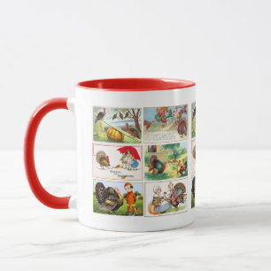 Caneca Cartão-postal Medley Medley de Ação de Graças Feli