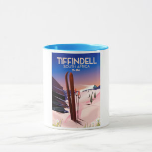 Caneca Cartaz de esqui Tiffindell África do Sul