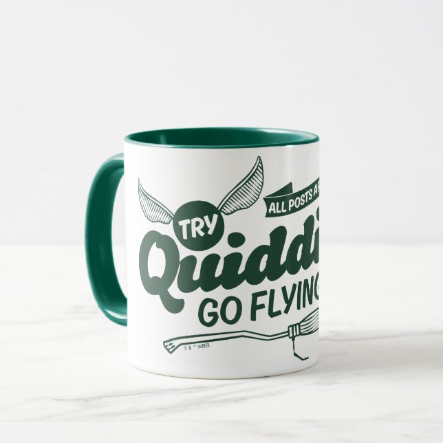 Caneca Cartaz de Recrutamento de QUIDDITCH™ (Frente Esquerda)
