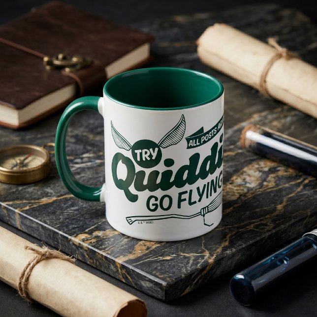 Caneca Cartaz de Recrutamento do QUIDDITCH™ (Criador carregado)