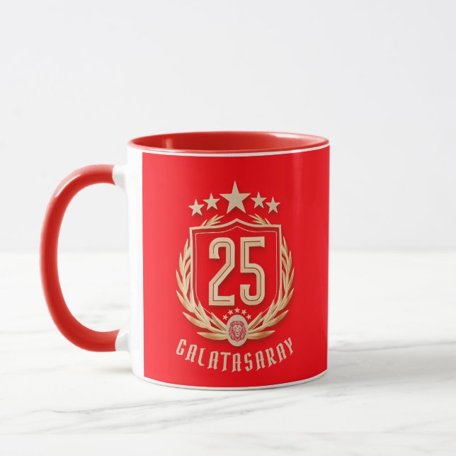 Caneca Cartaz do Campeonato Galatasaray 2025 (Esquerda)