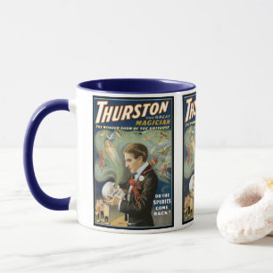Caneca Cartaz Vintage Mágica, Thurston, O Grande Mágico