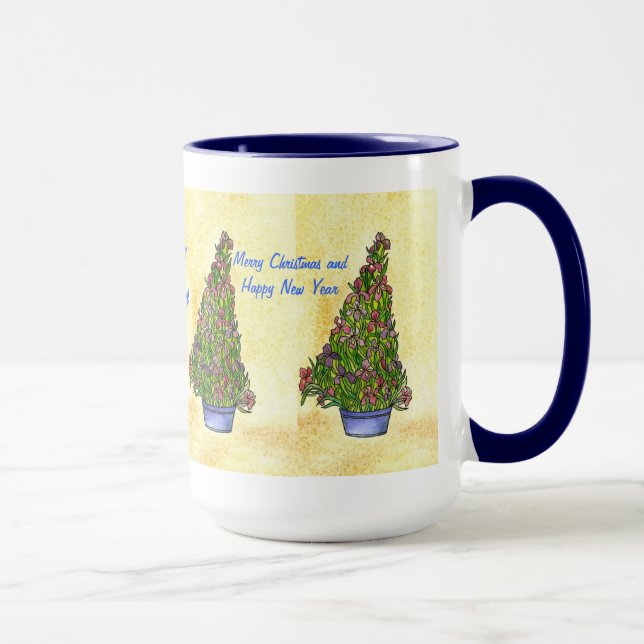 Caneca Cartões de natal Iris Mug (Direita)