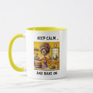Caneca Cartografia da senhora Frazzled Baker Engraçado