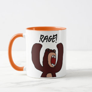 Caneca Cartografia do Urso Marrom Engraçado Engraçado - E