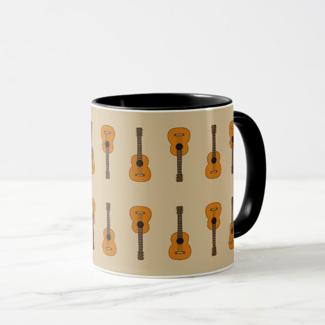 Caneca Cartoon Acústico Simples (Frente Esquerda)
