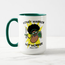 Cartoon Creative Kidney Warrior Hero Mug