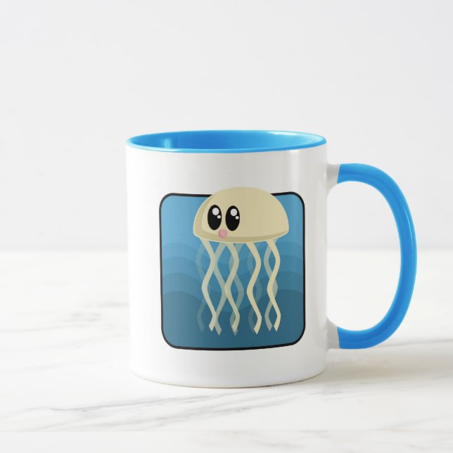 Caneca Cartoon Jellyfish (Direita)