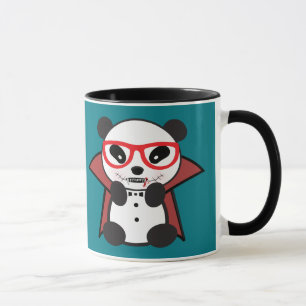 Caneca Cartoon Panda Bear Vampire Mug - Panda Lover Gift