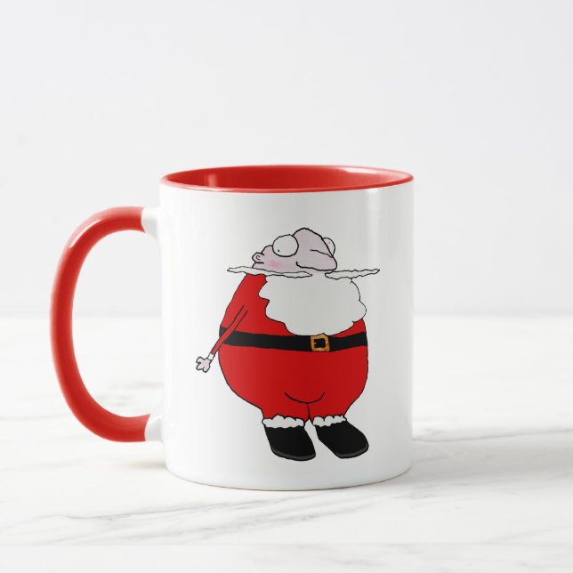 Caneca Cartoon Santa Claus (Esquerda)