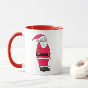 Caneca Cartoon Santa Claus Engraçado