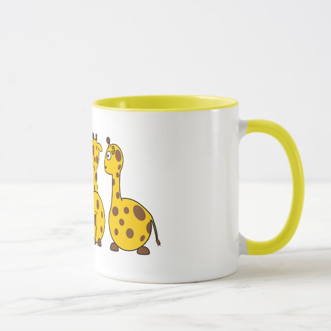 Caneca Cartoons de Girafas (Direita)