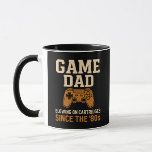 Caneca Cartucho do Pai de Jogo Retroativo dos anos 80 Vib